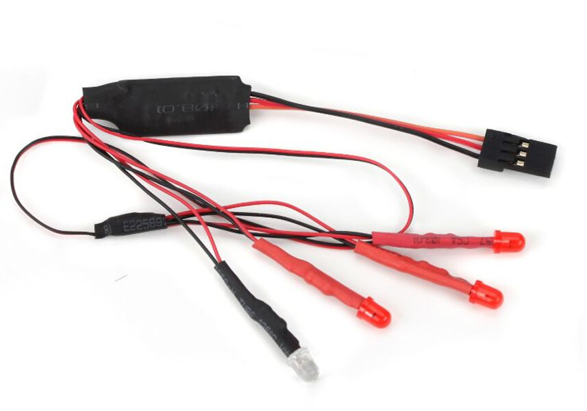 NEW Eflite LED Navigation Light Upgrade Set with Remote On/Off Blade CX3