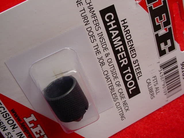 Lee- #90109- Chamfer Tool - Hardened Steel- Inside & Outside -New !