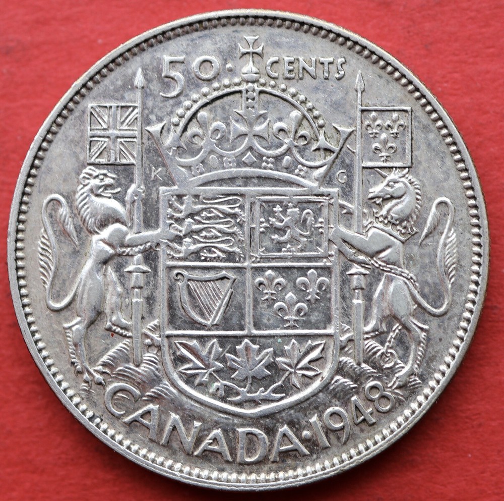 1948 Canada 50 Cents - VF/EF - Lot#10441