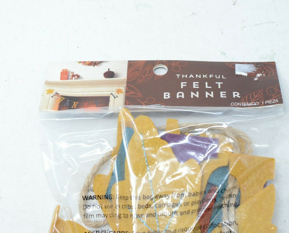 Thankful Felt Banner