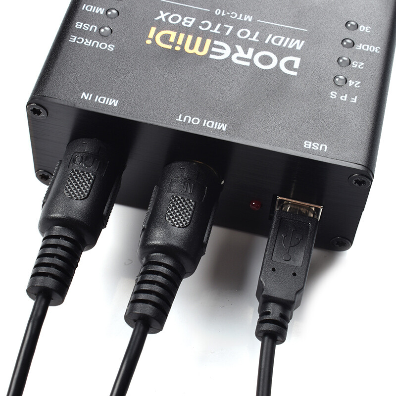 MIDI To LTC Box (MTC-10) Is A MIDI Time Code and SMPTE LTC Time Code Conversion