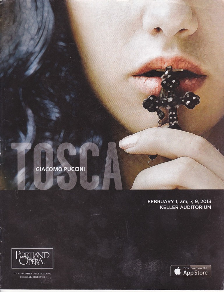 Giacomo Puccini's Tosca - Portland Opera Program 2013 (Oregon)