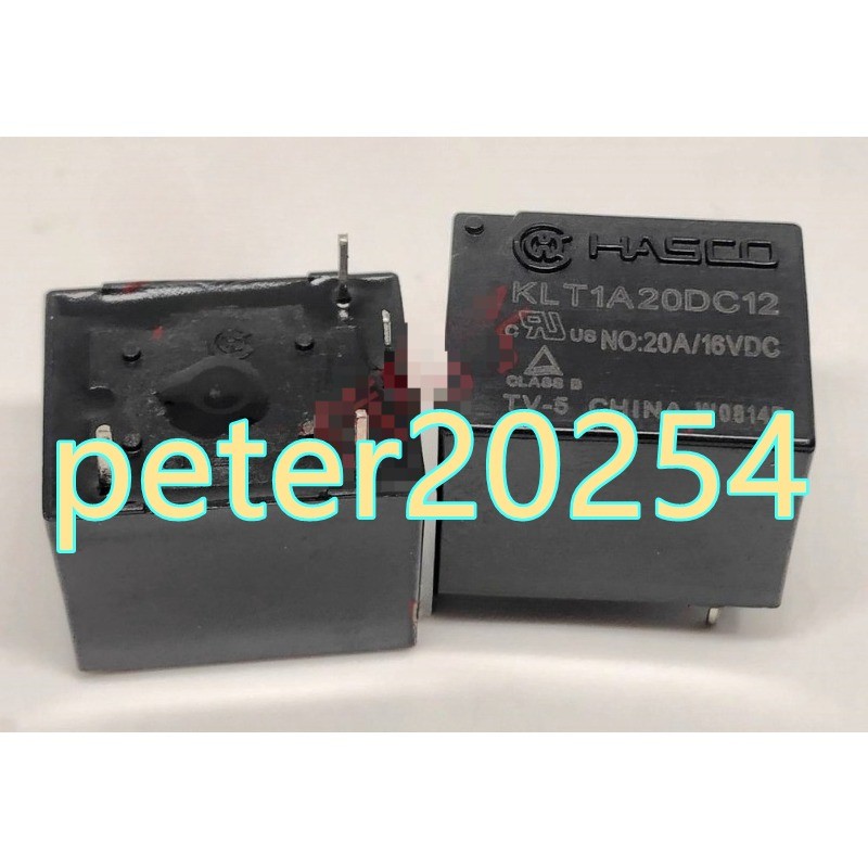 5PCS New KLT1A20DC12 12V-20A-4-pin Relay #TT