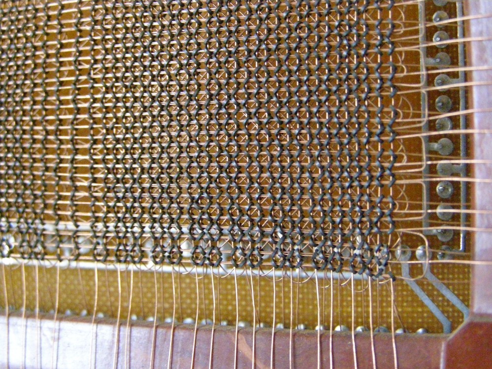 USSR Magnetic Ferrite Core Memory RAM 4096 bit Diode matrix Saratov2 PDP8 clone
