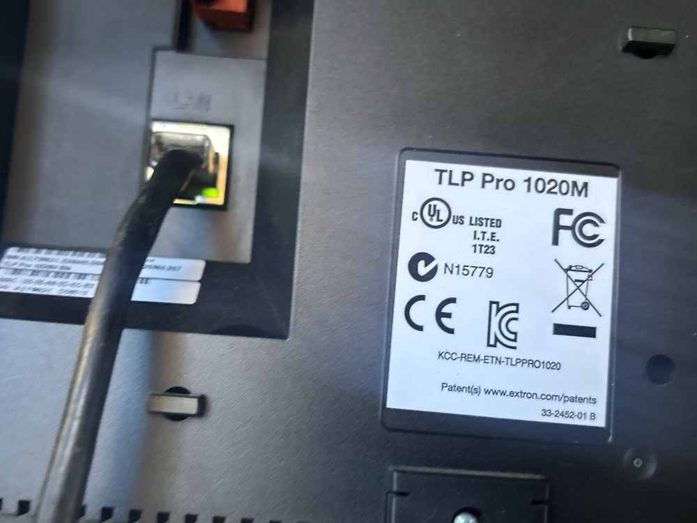 Extron TLP Pro 1020M 10 Inch Touchlink Pro Touch Panel