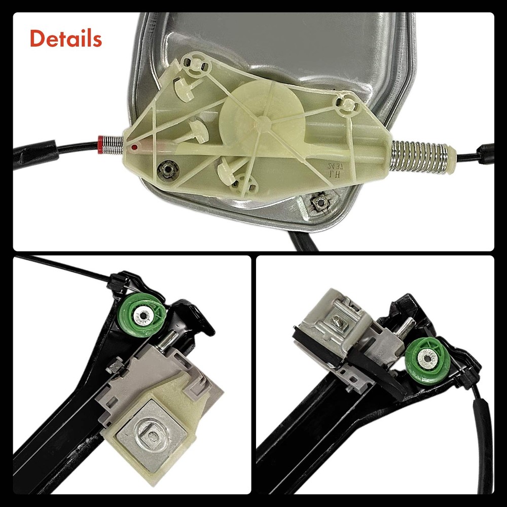 Front Passenger Power Window Regulator with Panel for Volkswagen Eos 2007-2016