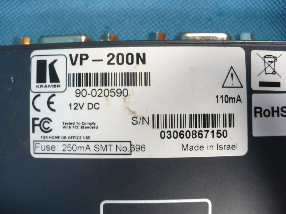 Kramer Tools VP-200N 1:2 High Resolution XGA DA Distribution Amplifier