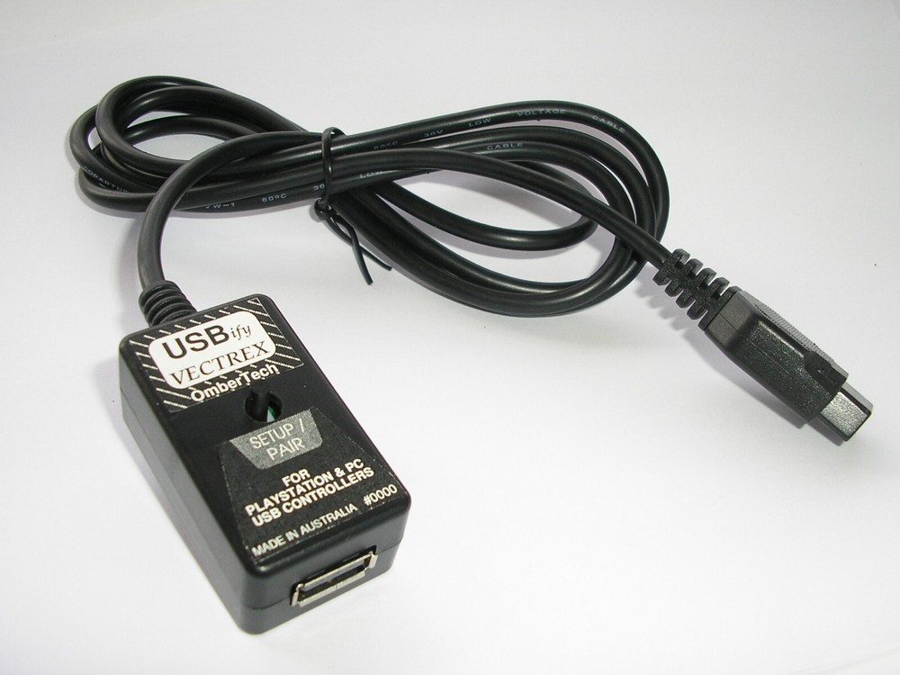 USBify Vectrex - PlayStation / PC USB controller adapter for Vectrex