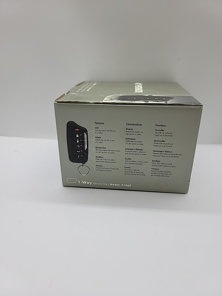 Python 4106P 1-Way Remote-Start System New