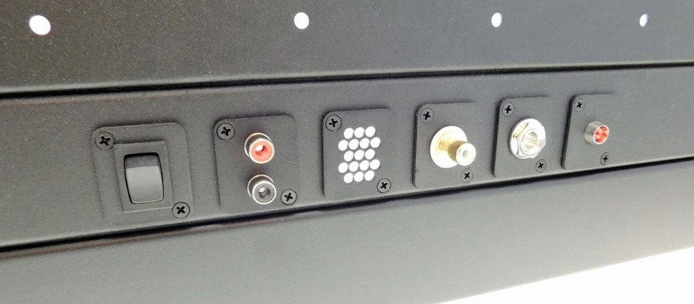 PROCRAFT D-VENT D type panel mount plate with vent holes