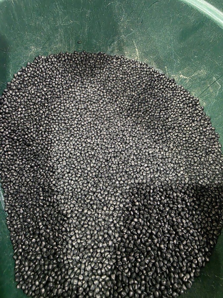 PE Black Plastic Pellets Resin Material Injection Molding 5 Lbs Polyethylene