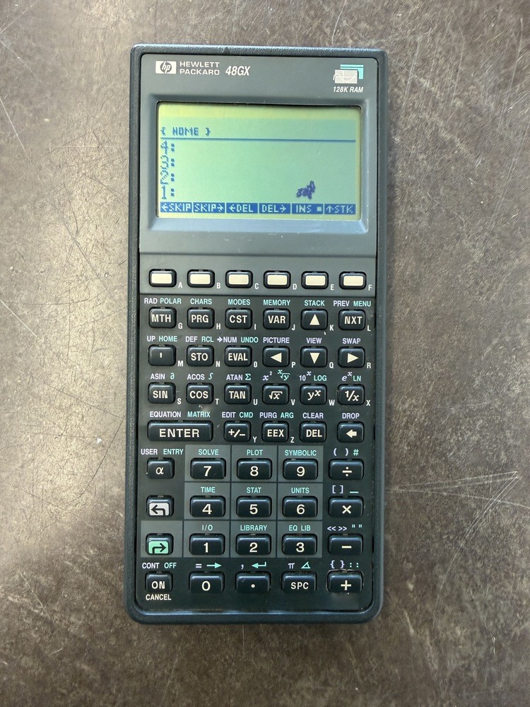 HP 48GX Graphing Calculator - See Photos "Screen Issue"