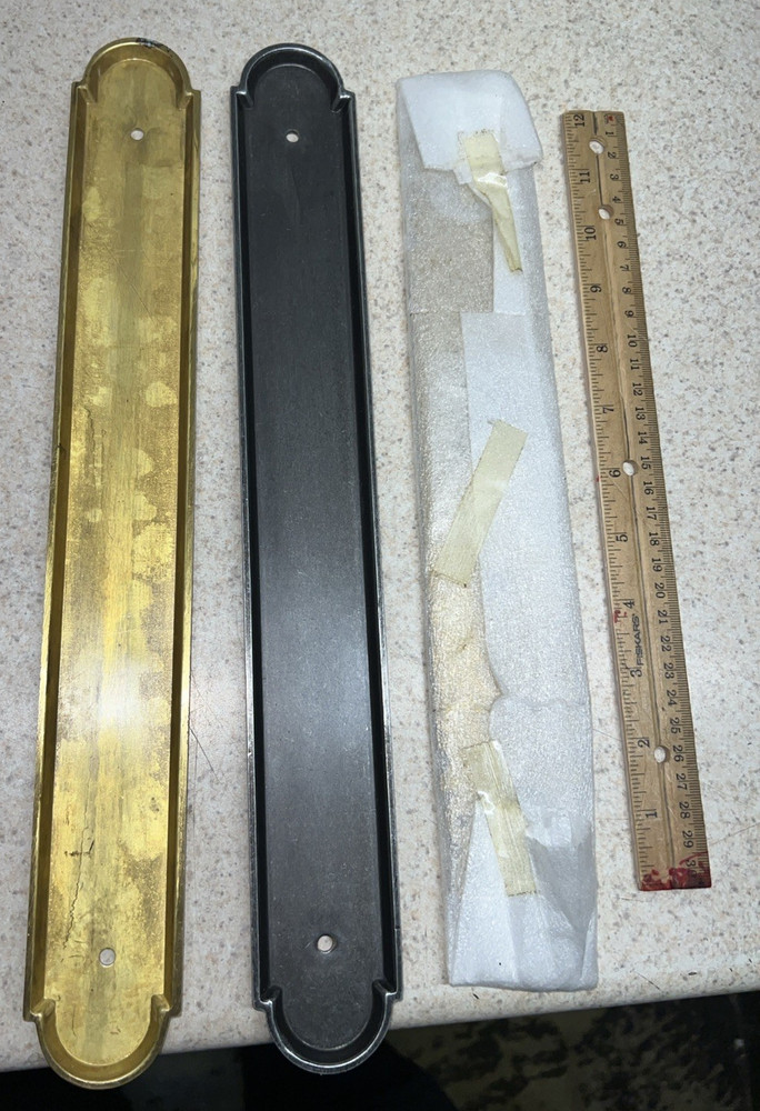 Lot of 3 Baldwin Push Plates *READ*