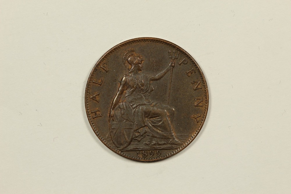 1899 Great Britain Half Penny