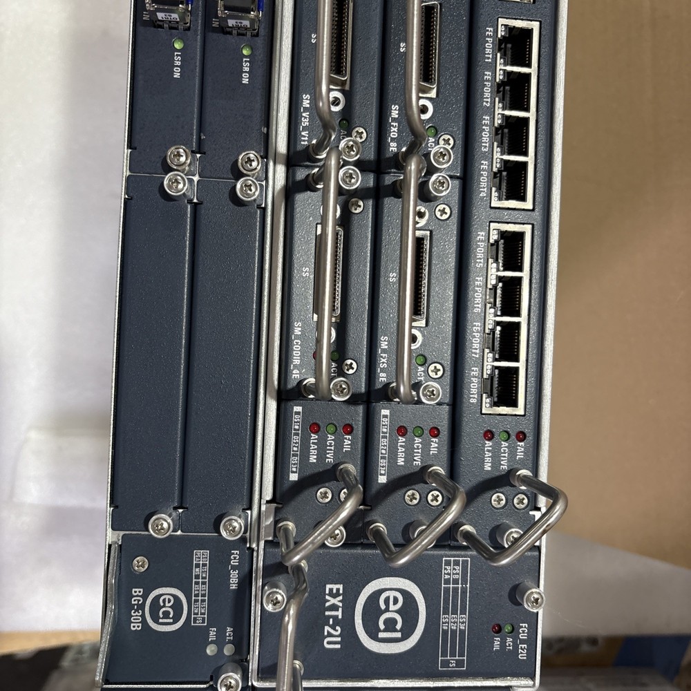 ECI Telecom EXT-2U WITH BG-30B Module OPT. 013 REV. 000