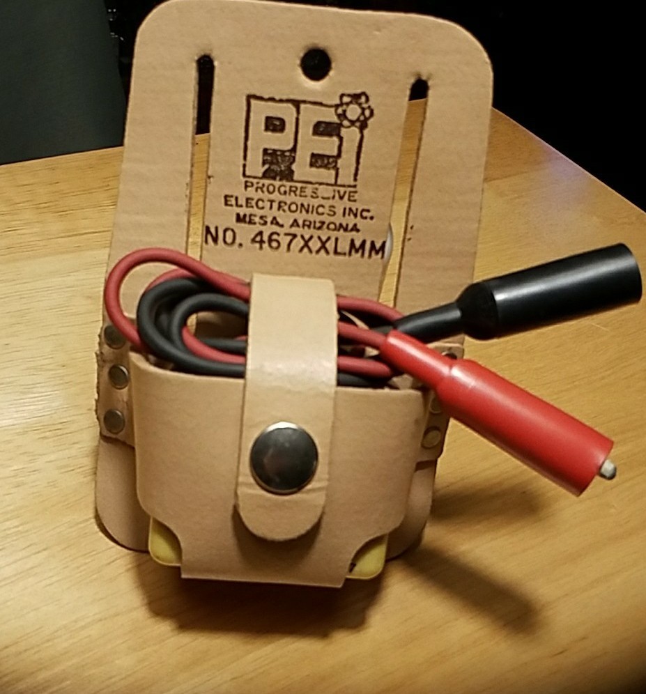 Progressive Electronics Inc. Tracer Model 77A-1 Belt Case, Untested