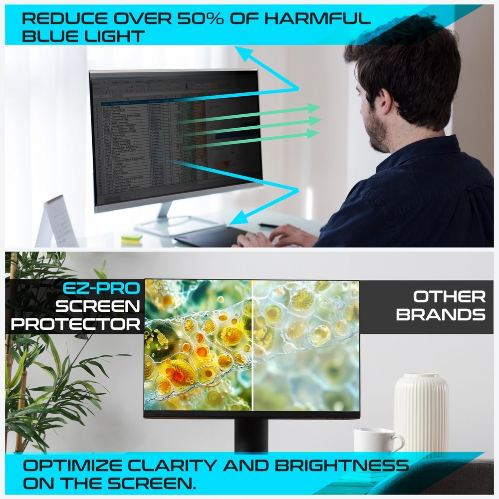 Privacy Screen Panel for 32 inches (Screen Measured Diagonally) Computer Moni...