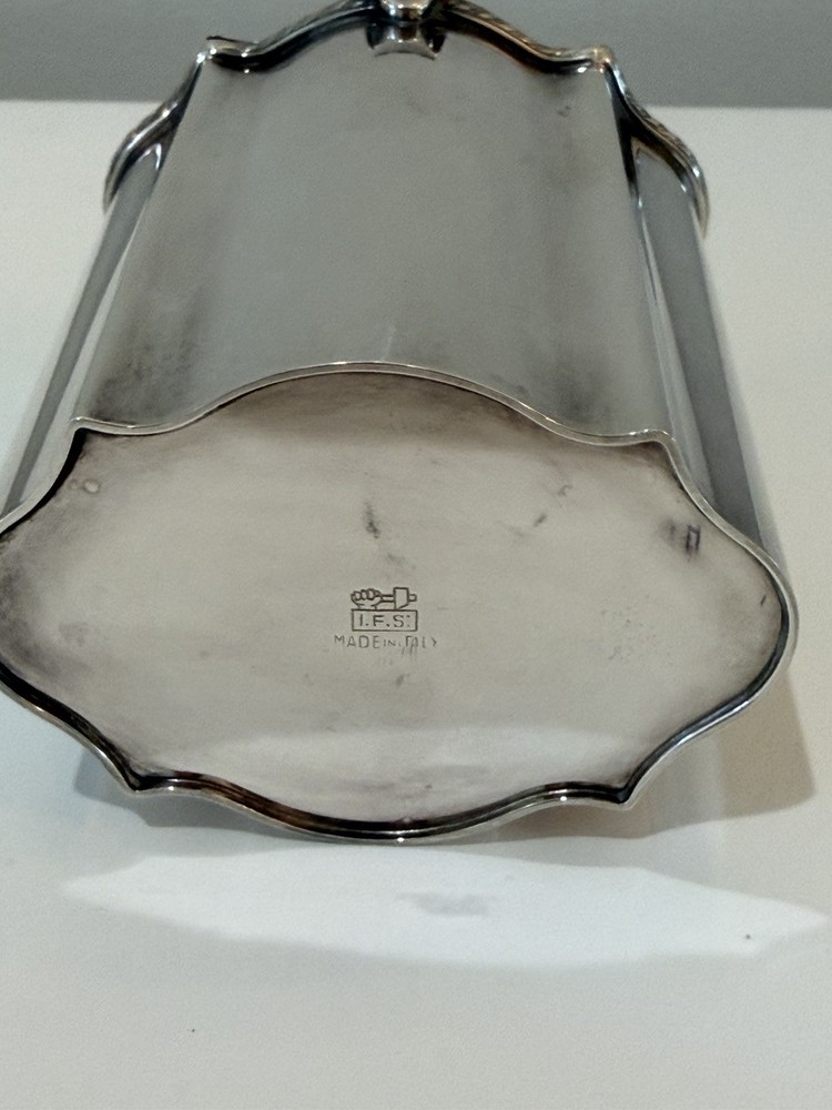 Silver Match Holder~Tea Caddy Decor