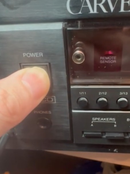 carver hr-752 Replacement re-design power button