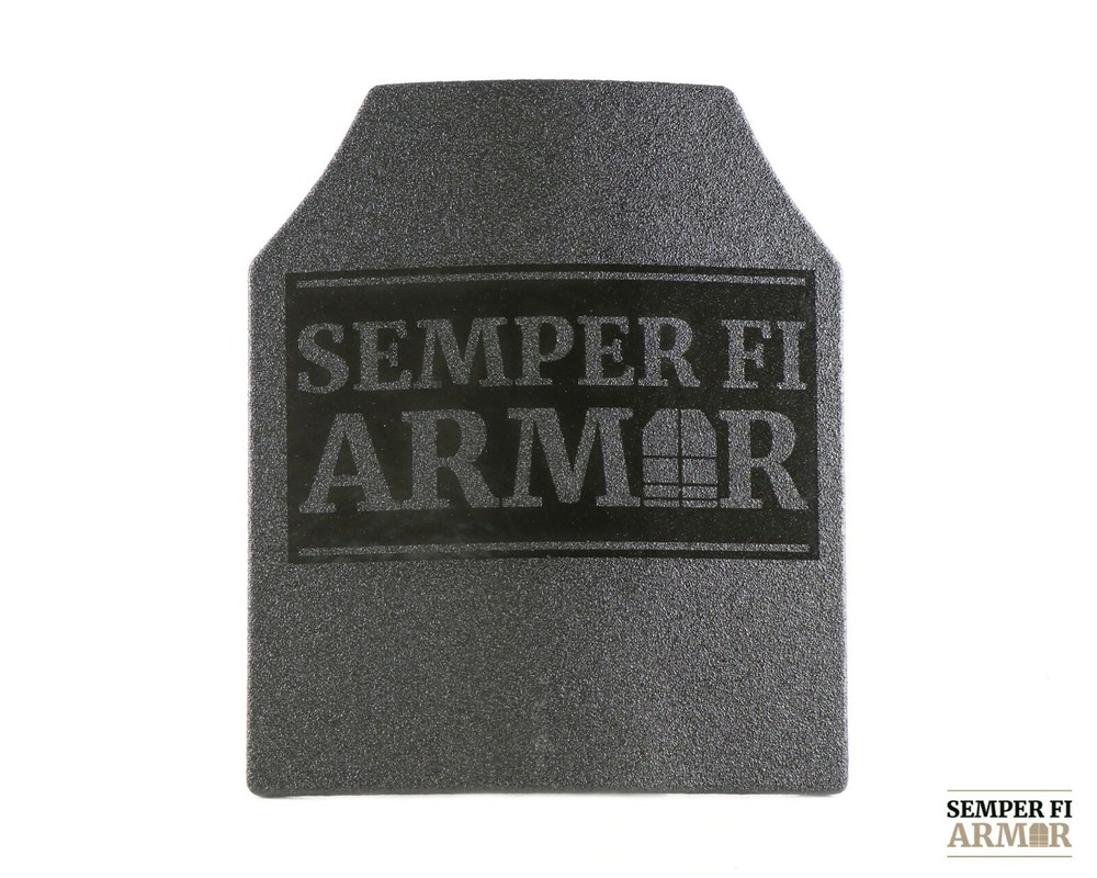 Body Armor AR500 Class 3 Single Plate / Graphics and Full Spalling Coat Upgrades