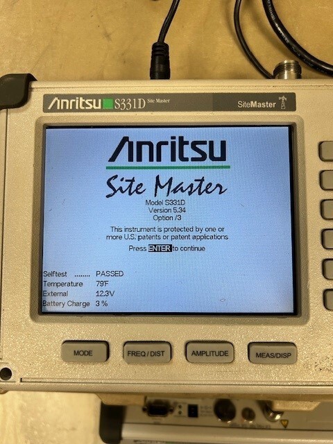 10 Anritsu S331D Site Master Cable & Antenna Analyzer SiteMaster S331