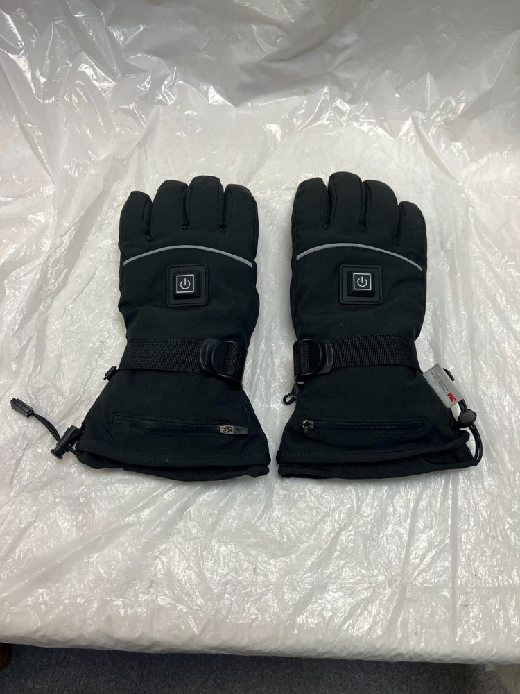 Mens  Black Gloves 3M Thinsulate Lined  Medium  NEW
