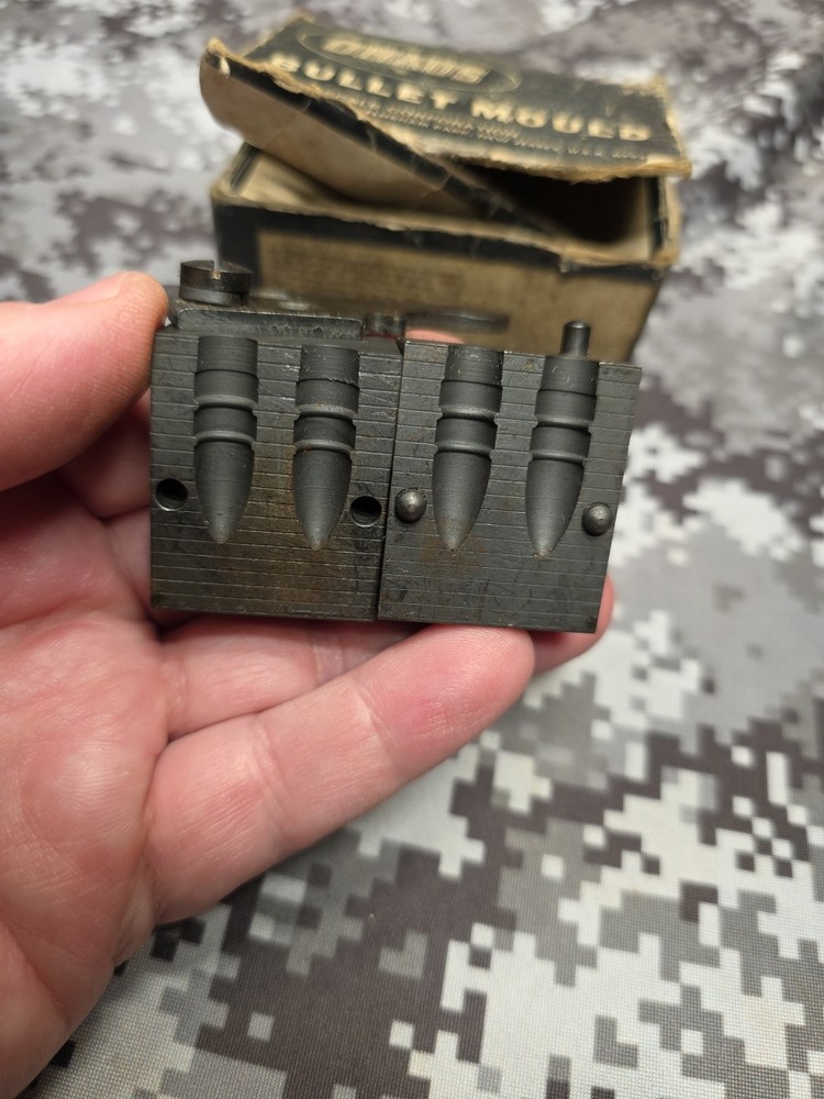 IDEAL 311413 DOUBLE CAVITY BULLET MOLD LEAD MOULD RELOADING