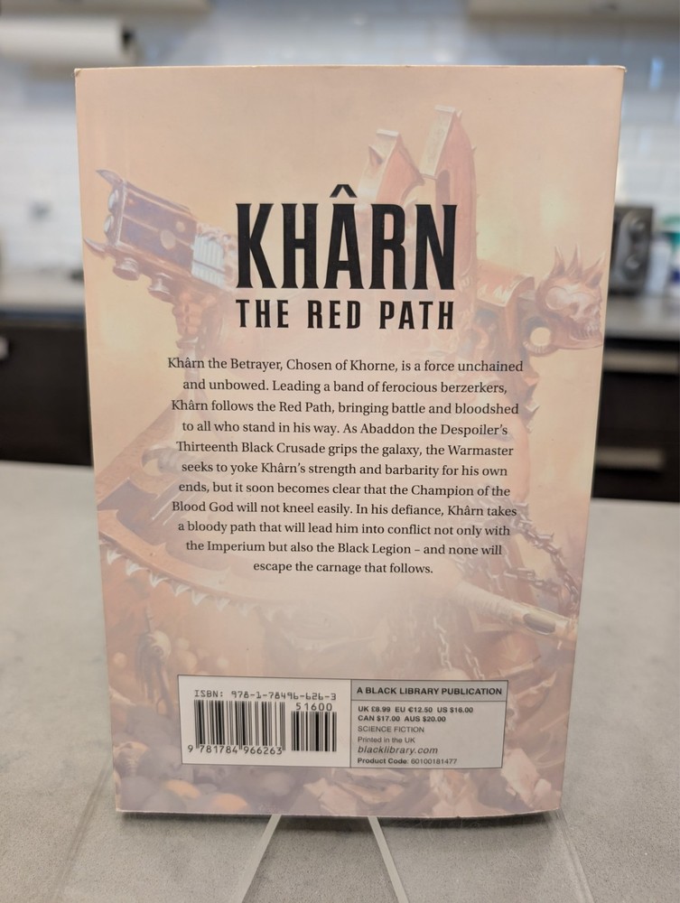 Warhammer 40k Black Library Kharn The Red Path Chris Dows