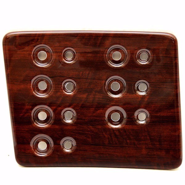 Crest Boat Switch Panel Blank 64348 | Carribbean Woodgrain