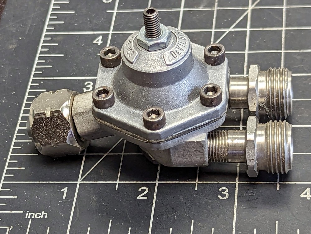 HGS GUN REGULATOR Devilbiss SS Air Pilot Fluid Regulator [OF19]