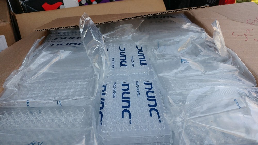 10 pack, NUNC Polystyrene 96-Well Plate, original sealed packaging, Surplus