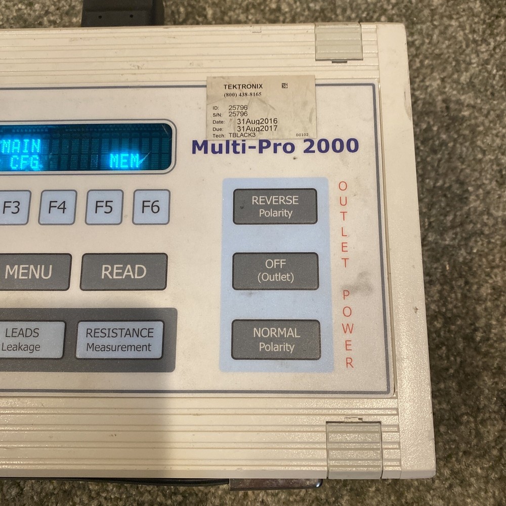 Netech Multi-Pro 2000 Biomed Tester Analyzer EXCELLENT WORKING!