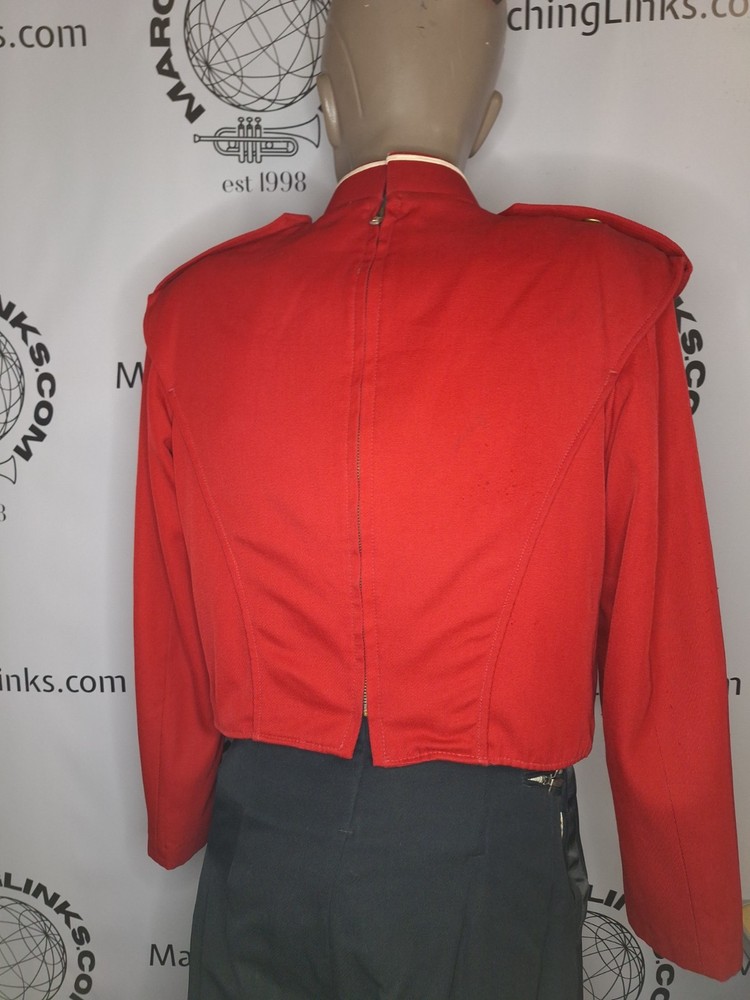 Red Marching Band Jacket Size 38 Regular - Authentic