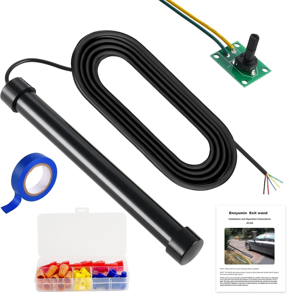 Vehicle Exit Sensor Kit for Mighty Mule Ghost LiftMaster 50ft Wand Driveway Gate