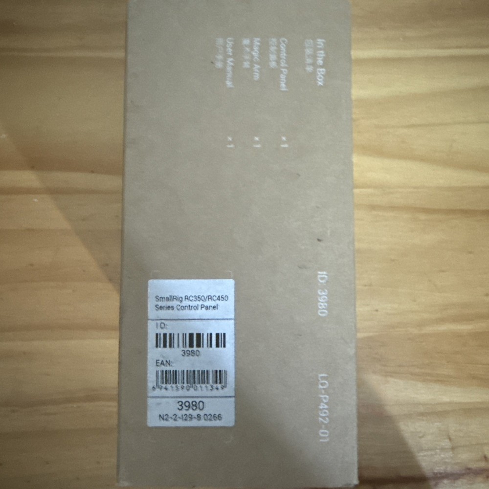 **6PK** SmallRig Control Panel for RC 350 & RC 450 Series