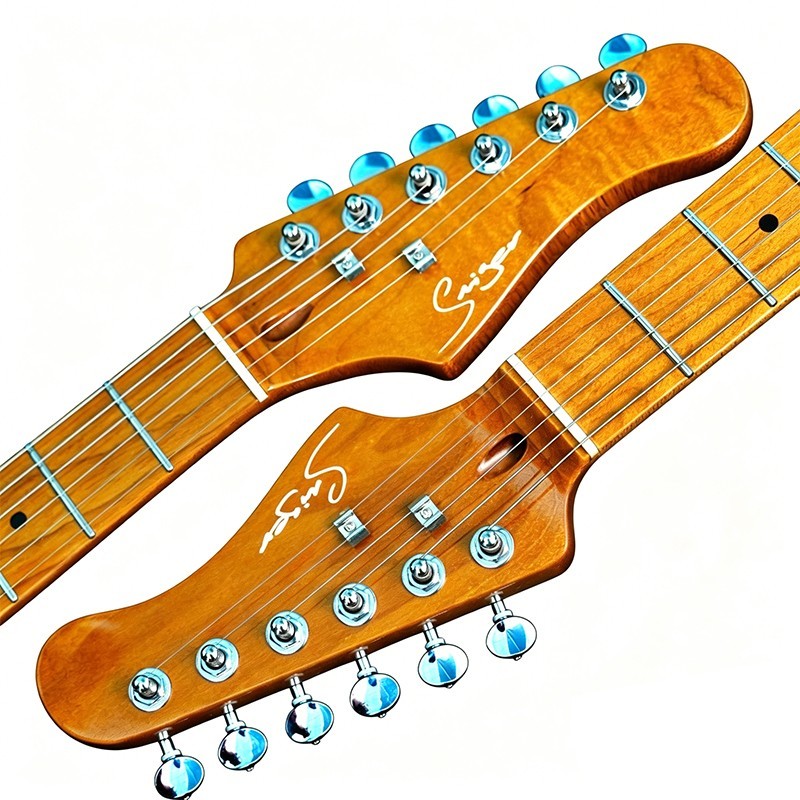 High-Grade Solid Wood Smart Electric Guitar Built-in 8 Effects Processor