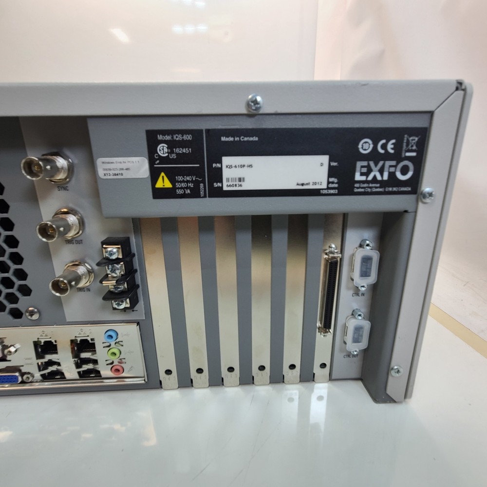 EXFO IQS-610P HS Integrated Qualification System with 4 modules