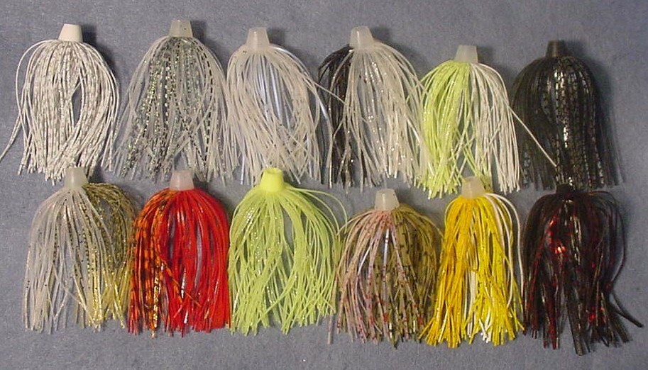 12 ~ BIO-FLEX® SPINNERBAIT SKIRTS Pro Elite Sampler 12 Colors 1 Each