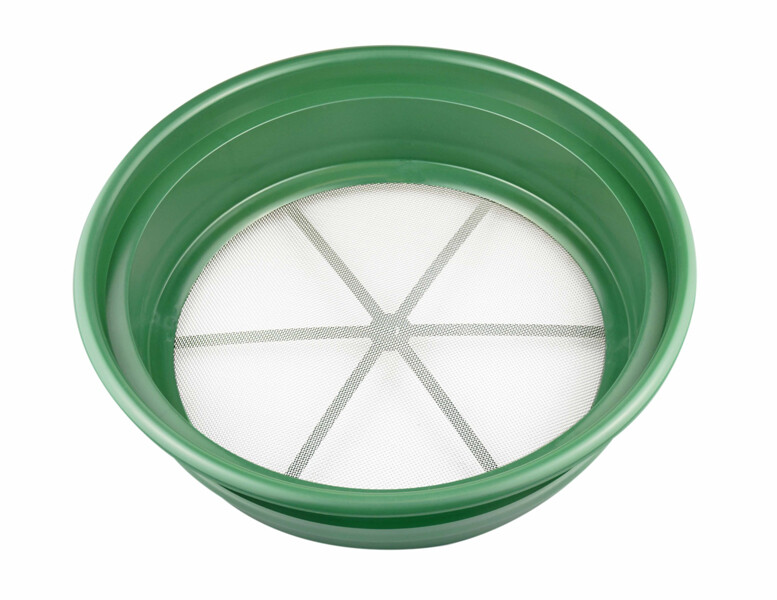 CLASSIFIER SIFTING PAN | 1/20" | STAINLESS STEEL SCREEN EARTH SIFTER STACKABLE