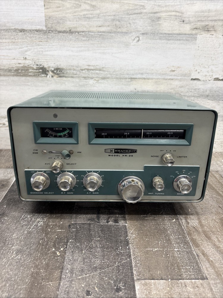 Heathkit HR-20 Ham Receiver HF Untested As Is