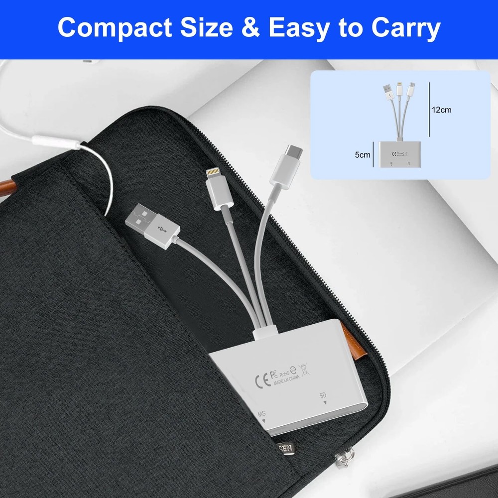 Memory Stick Pro Duo Adapter - 4 in 1 SD/TF/MS/XD card reader