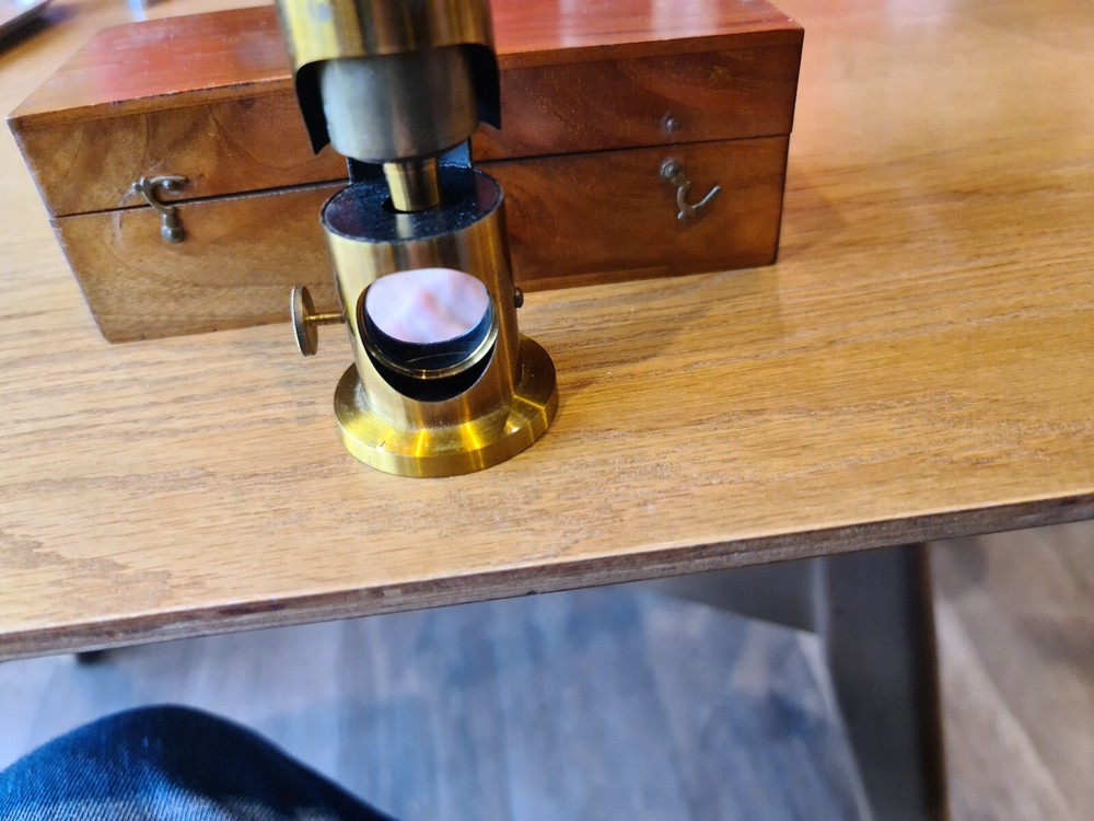 Early 20th Century Students/ Travel Microscope cased