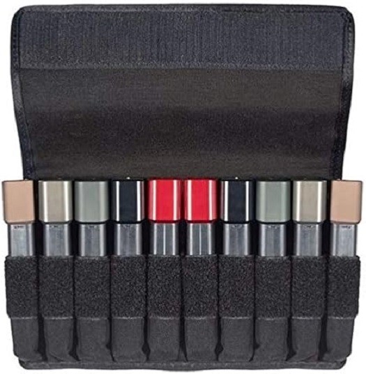 TUFF Products TUFF 10 Inline Mag Pouch, Double Stack , Black, 7010-NY-2