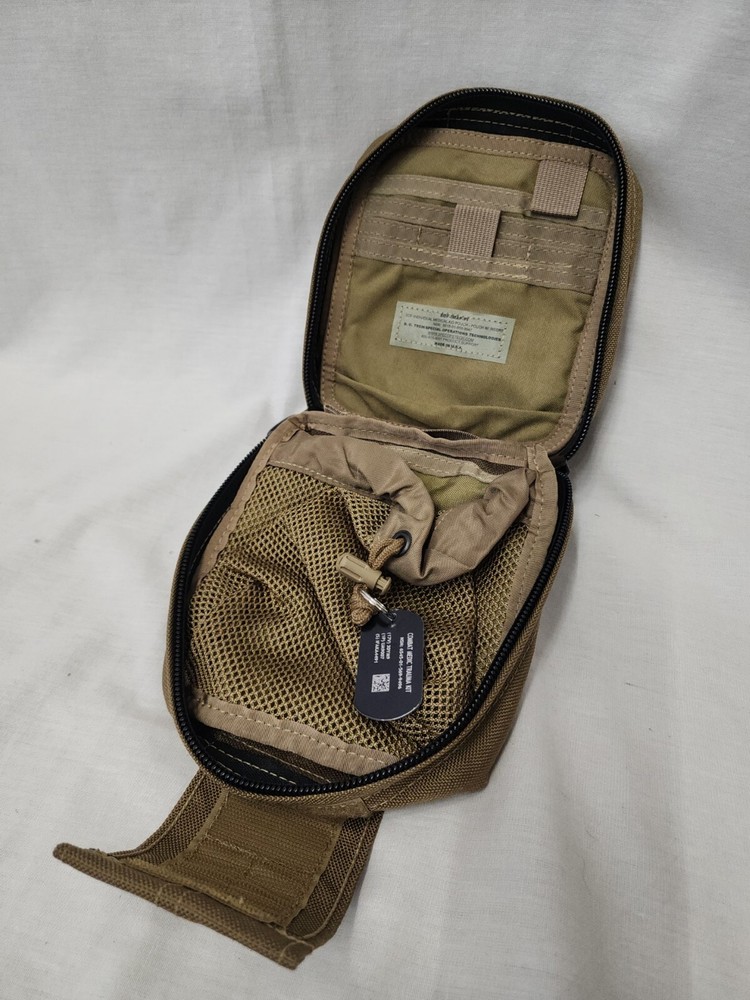 Spec-Ops SOF Individual Medical Aid Pouch w/ Insert Coyote Brown Cag Sof Devgru