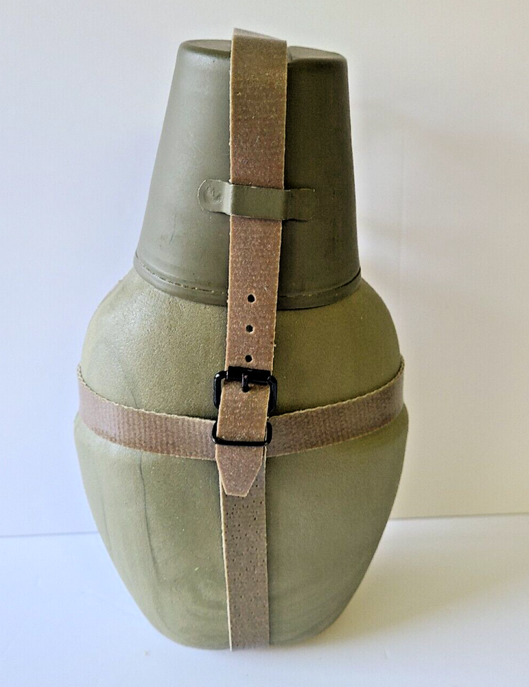 Military Canteen with Metal Heater Cup