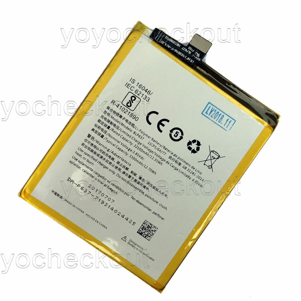 For OnePlus 5 5T A5000 1+5 Five Replacement Battery BLP637 Tools