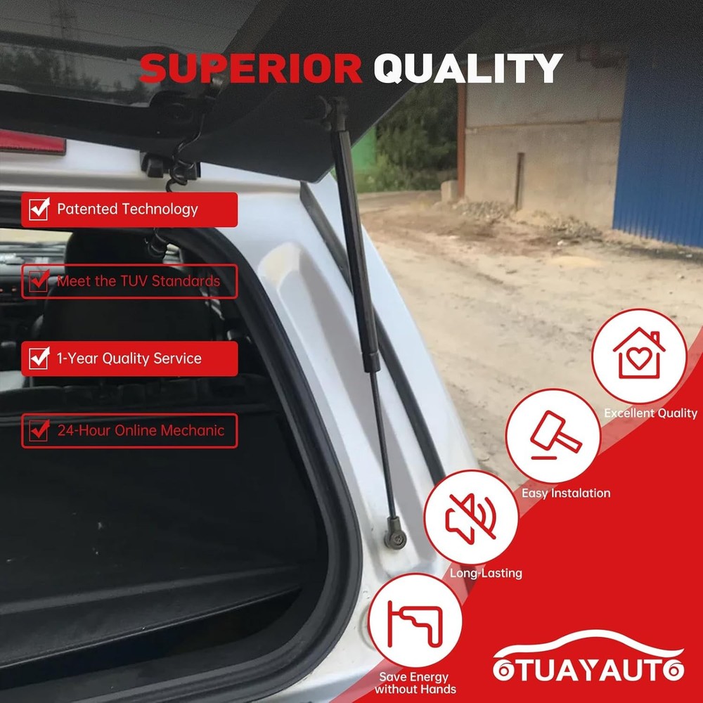 OTUAYAUTO Rear Hatch Liftgate Struts, Replacement for 2000-2004 Chevy Suburban,