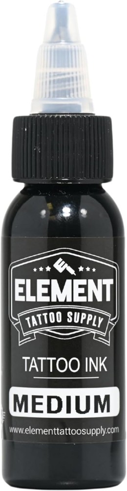 Greywash Tattoo Ink Set Light Medium Dark Blend Nighthawk Black Element White...