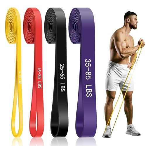 Resistance Bands for Working Out, 4-Level Pull Up Assistance Bands, Exercise