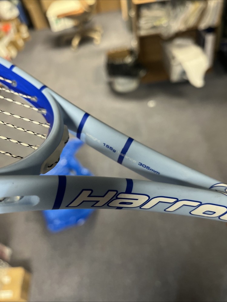 Harrow Squash Junior Junior 155g 305mm Lt Blue Used Great Shape